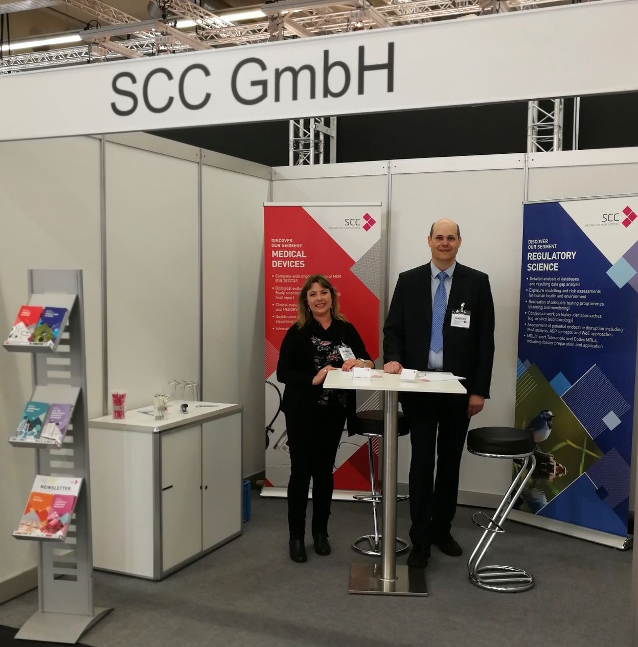 SCC booth at MedtecLIVE