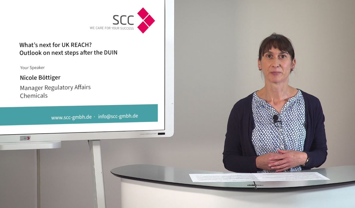 Video Guidance: UK REACH update – next steps after the DUIN