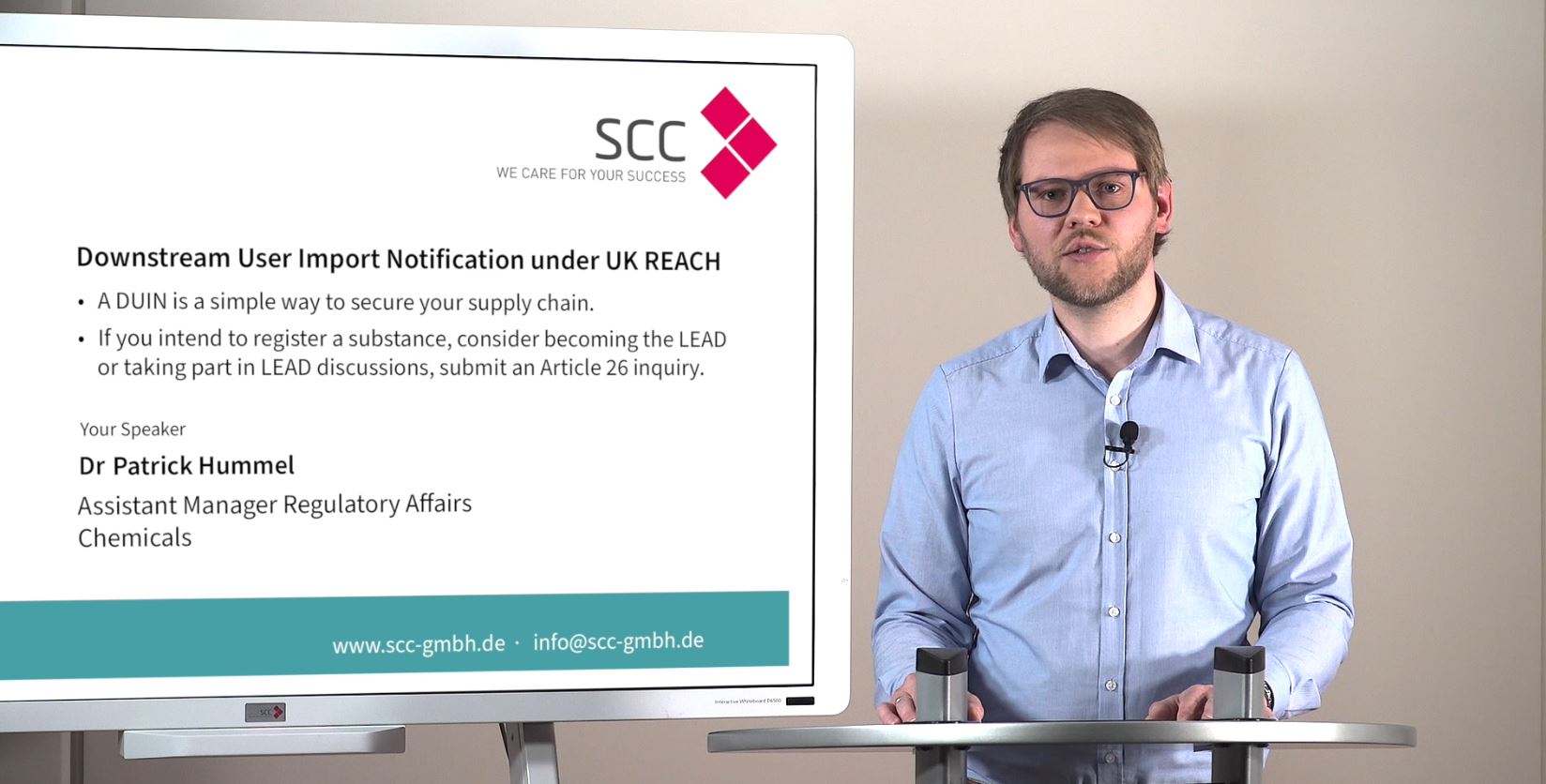 SCC video guidance on brexit