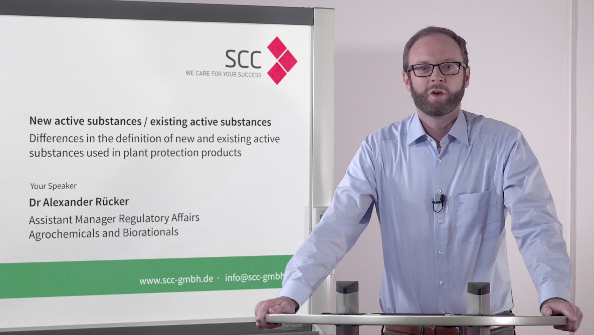 SCC video guidance on new and existing active substances